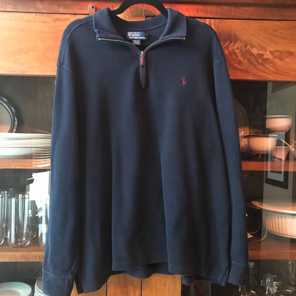 ❤️ Men's Polo by Ralph Lauren Pullover XXL Black